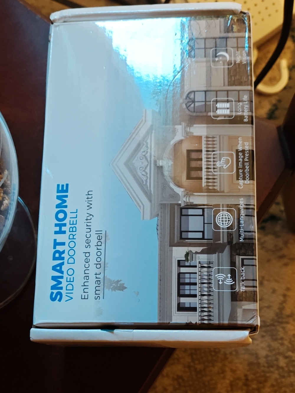Smart Home Video Doorbell - Blue